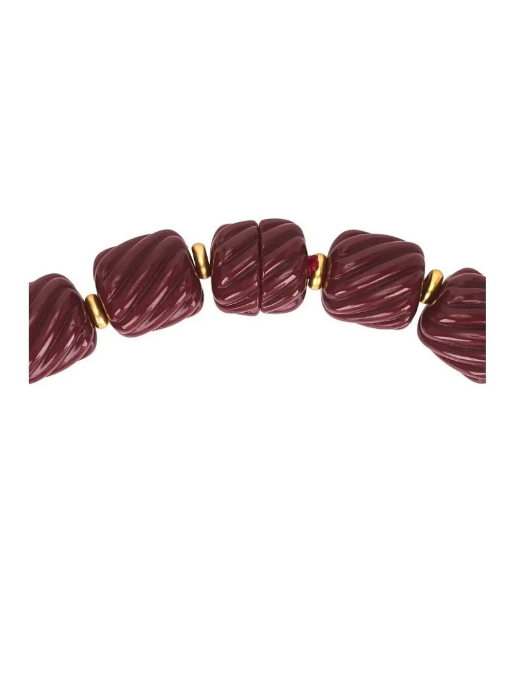 Julietta Lira Necklace in Burgundy One Size Womens Jewelry